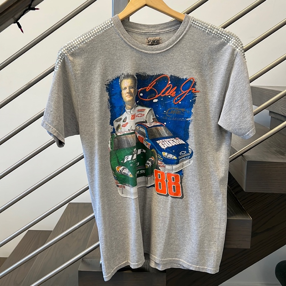 LF FURST OF A KIND NASCAR RHINESTONE SHIRT